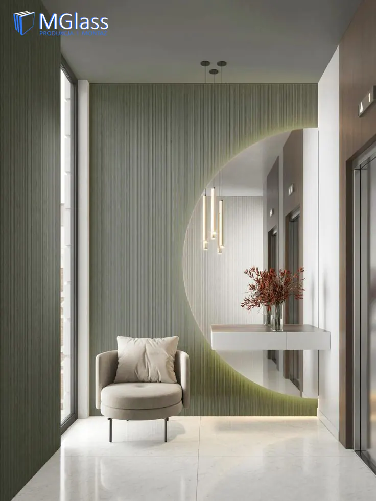 Lustra półokrągłe na wymiar z montażem Gdańsk Sopot Gdynia Trójmiasto pruszcz gdanski.