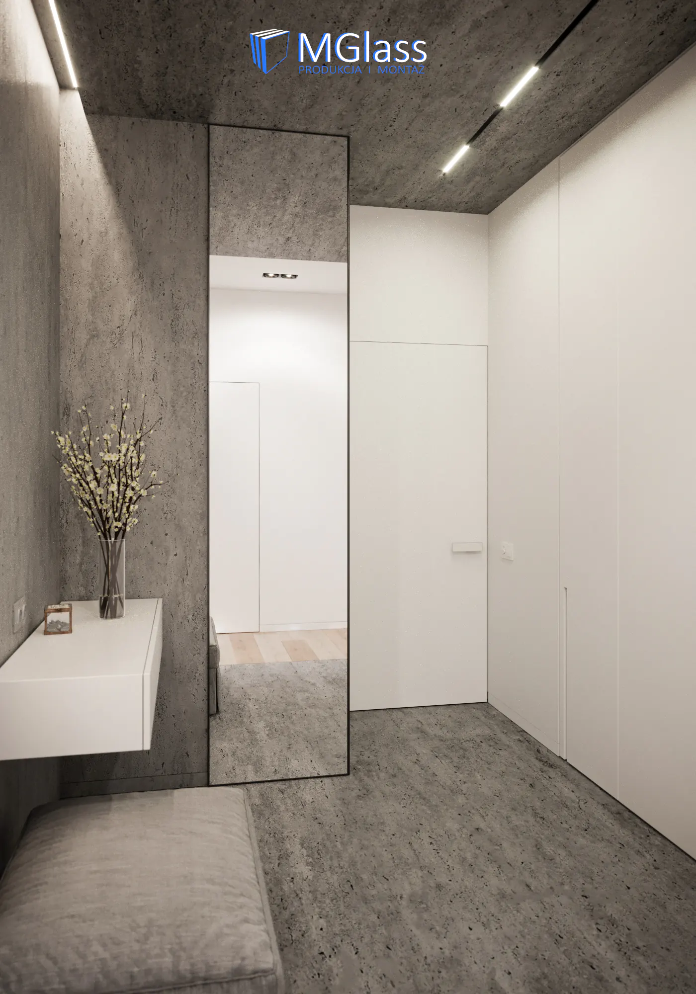 Zastosowanie lustra poziome na wymiar z montażem w Gdańsku, Sopocie i Gdyni (Trójmiasto) oraz w Pruszczu Gdańskim.